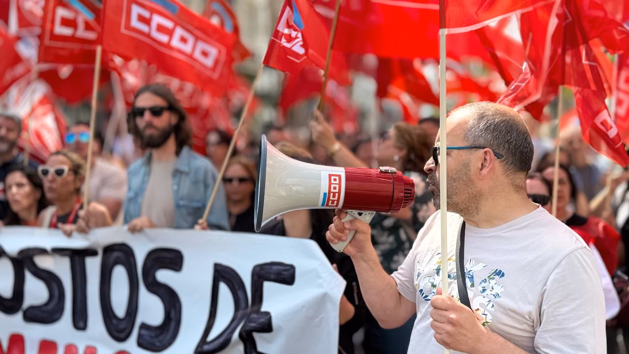 mobilizacións contra o ERE en Teleperformance