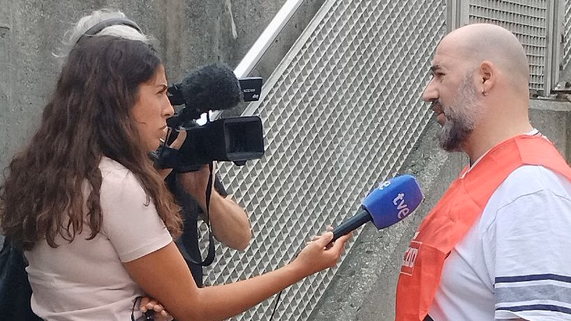Concentración Decathlon prácticas antisindicais